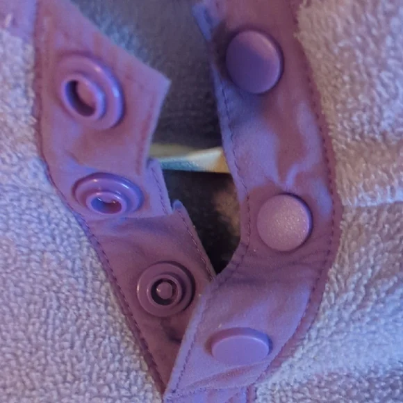 Columbia Two-Tone Lavender & Lilac Fleece Pullover Hoodie - Picture 6 of 8